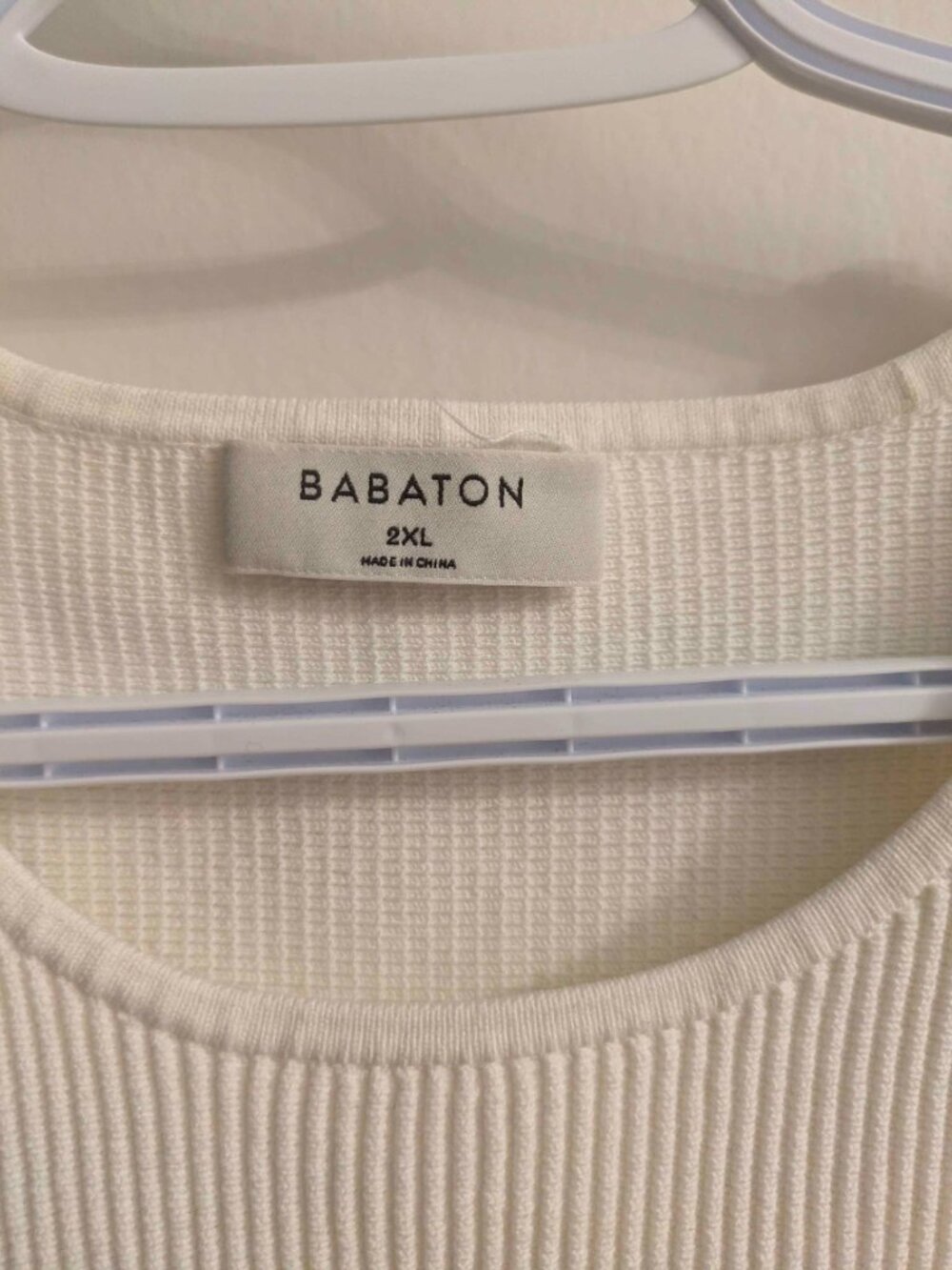Babaton Sculpt Knit Racer Cropped Tank 2XL - Picture 2 of 3